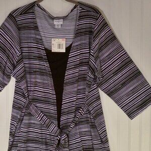 Jaclyn Smith, Long Sleeve Top, 2X